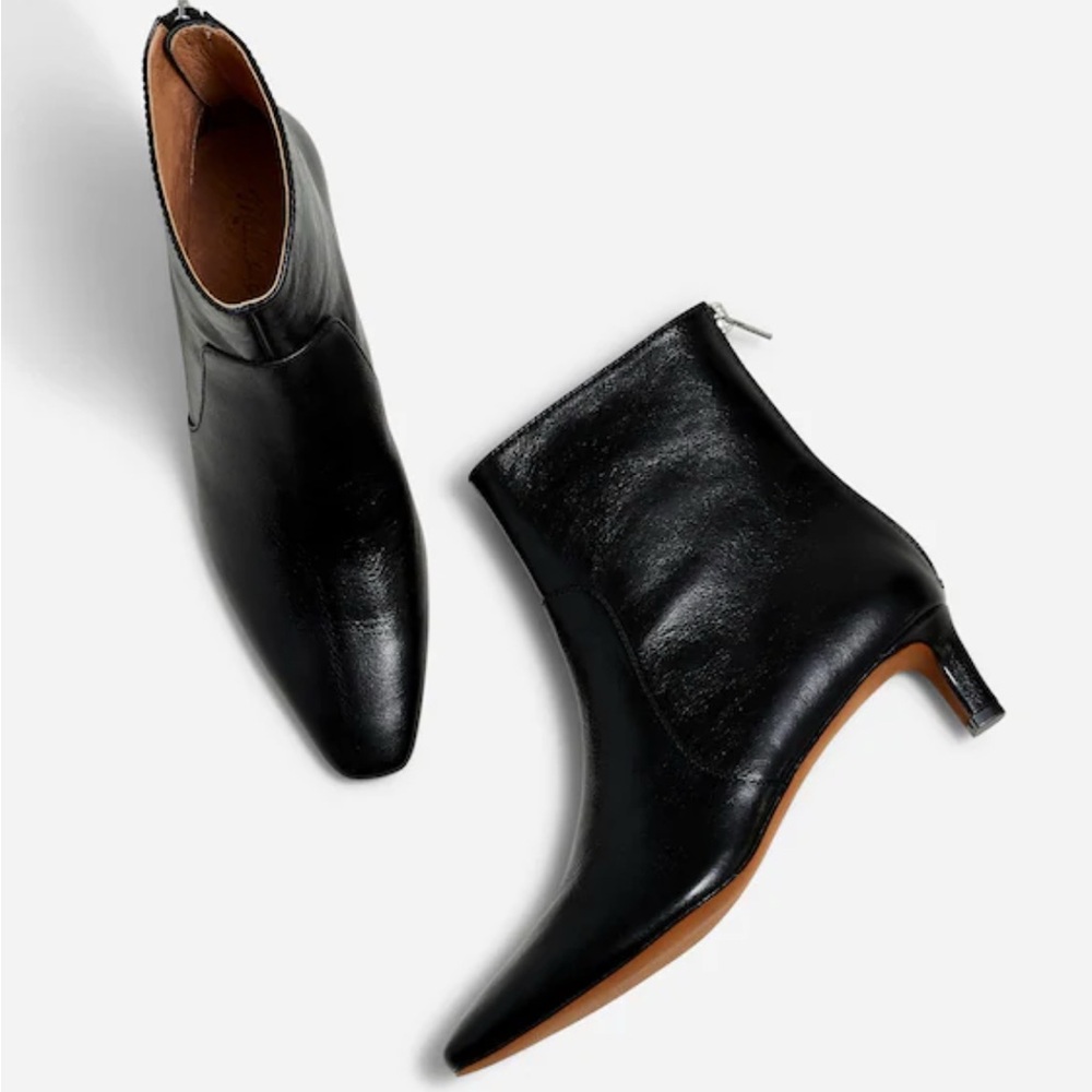 Madewell Dimes Kitten Heel Ankle Boots - Picture 2 of 8